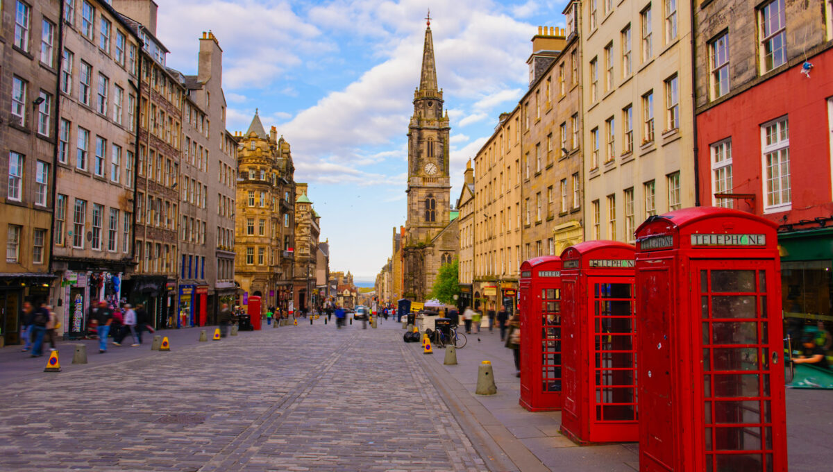 Royale Mile in Edinburgh, Gruppenreise nach Schottland