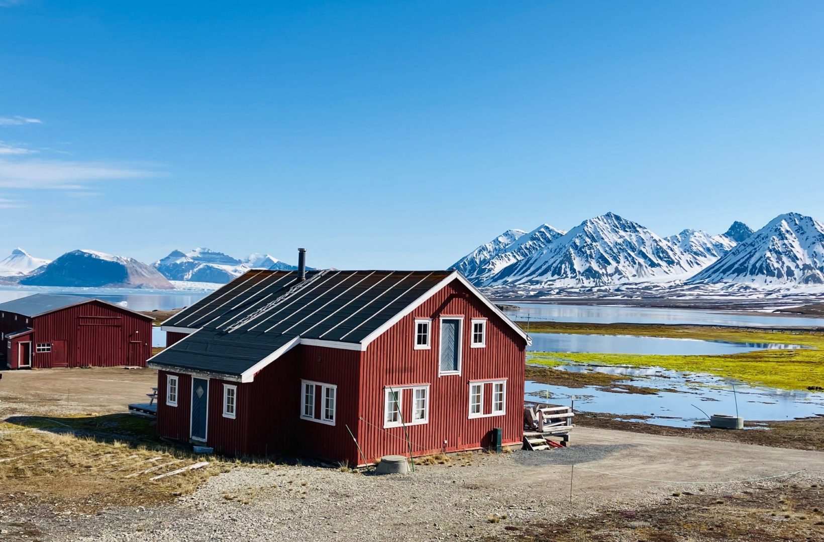 Ny-Alesund auf Svalbard in Norwegen