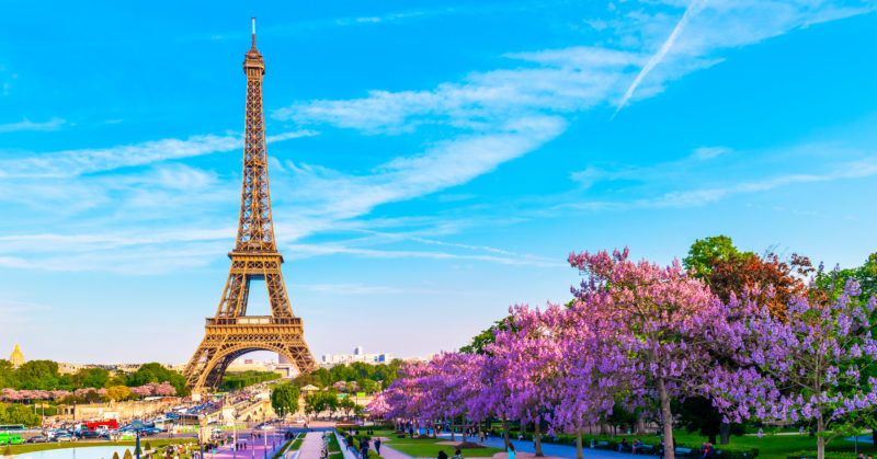 Paris besuchen und den Eiffelturm sehen, Frankreich