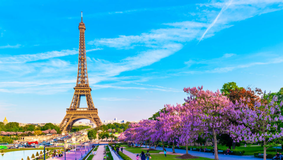 Paris besuchen und den Eiffelturm sehen, Frankreich