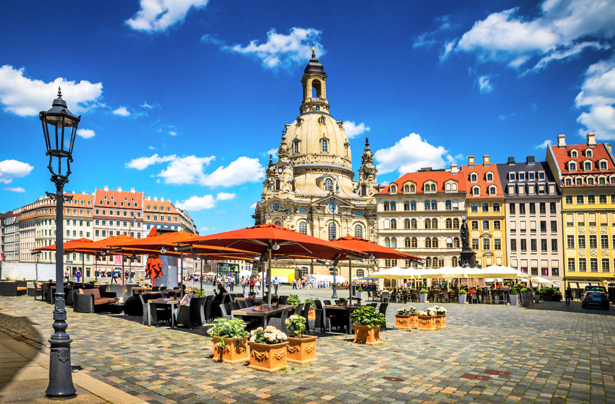 Historisches Zentrum von Dresden in Deutschland