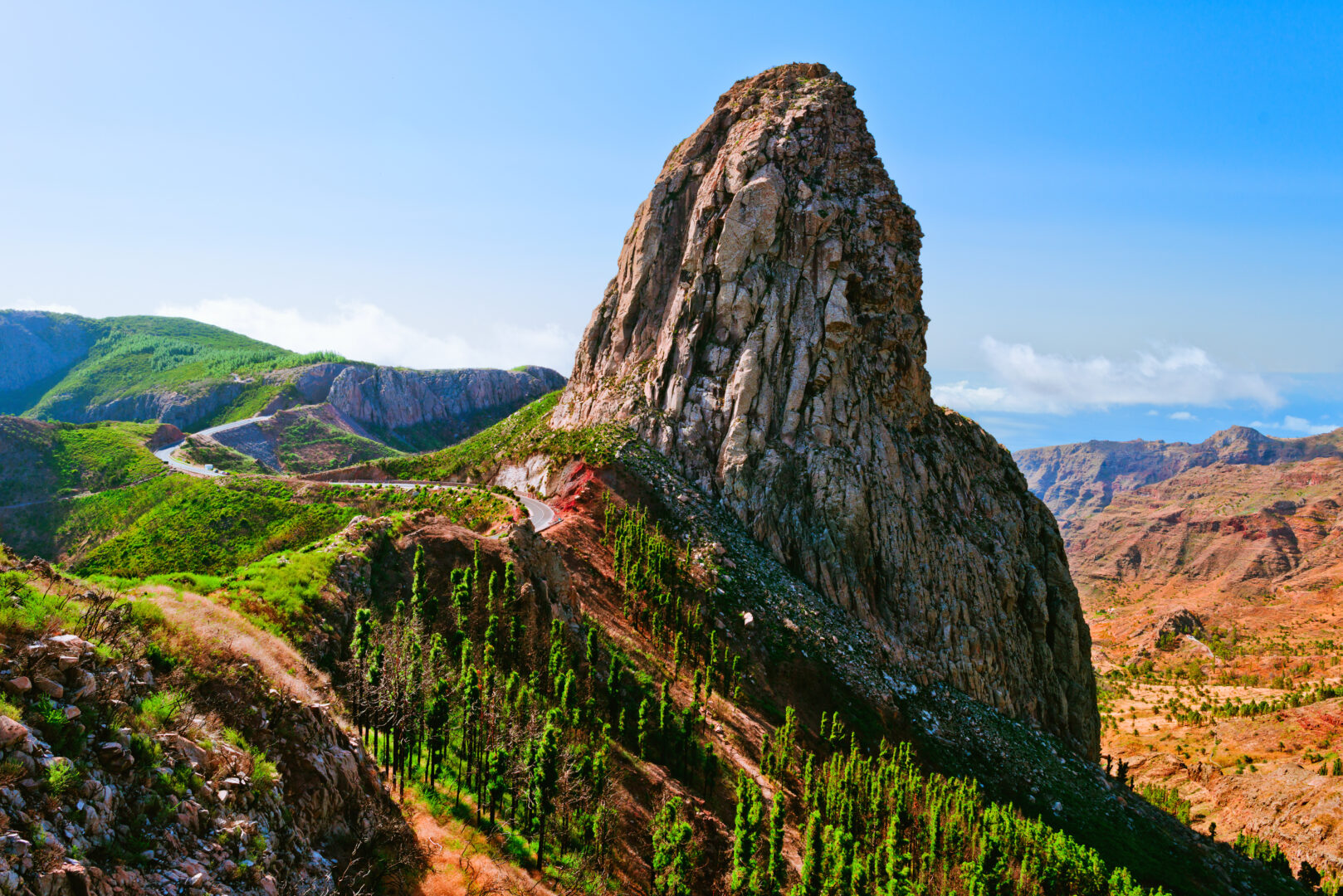 Los Roques (Die Felsen), La Gomera, Spanien, Kanarische Inseln