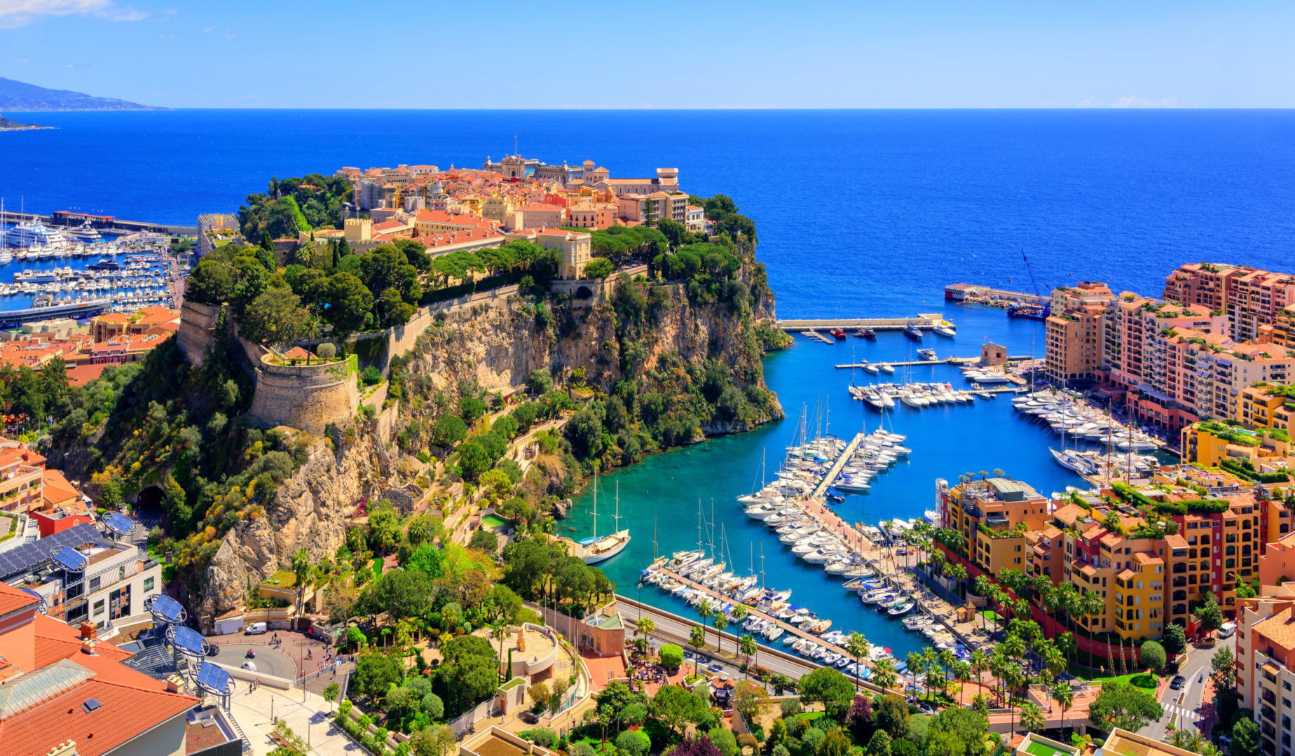 Blick auf Monaco