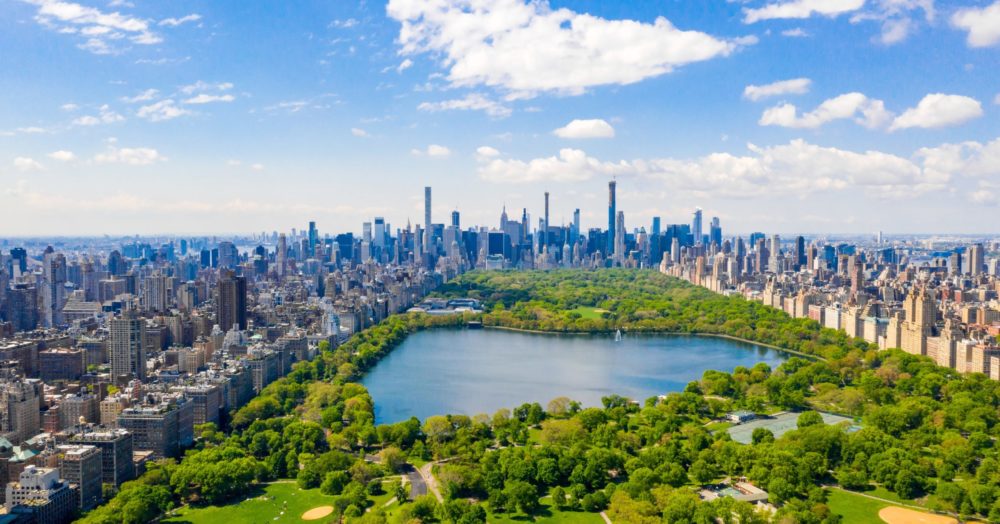 Blick auf den Central Park in New York