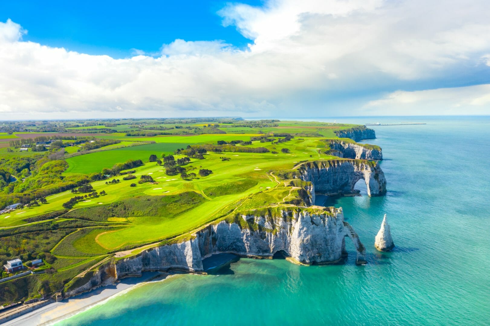 Besuch der Klippen von Etretat