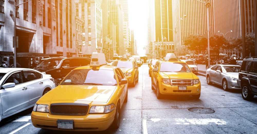New Yorker Taxis in Manhattan