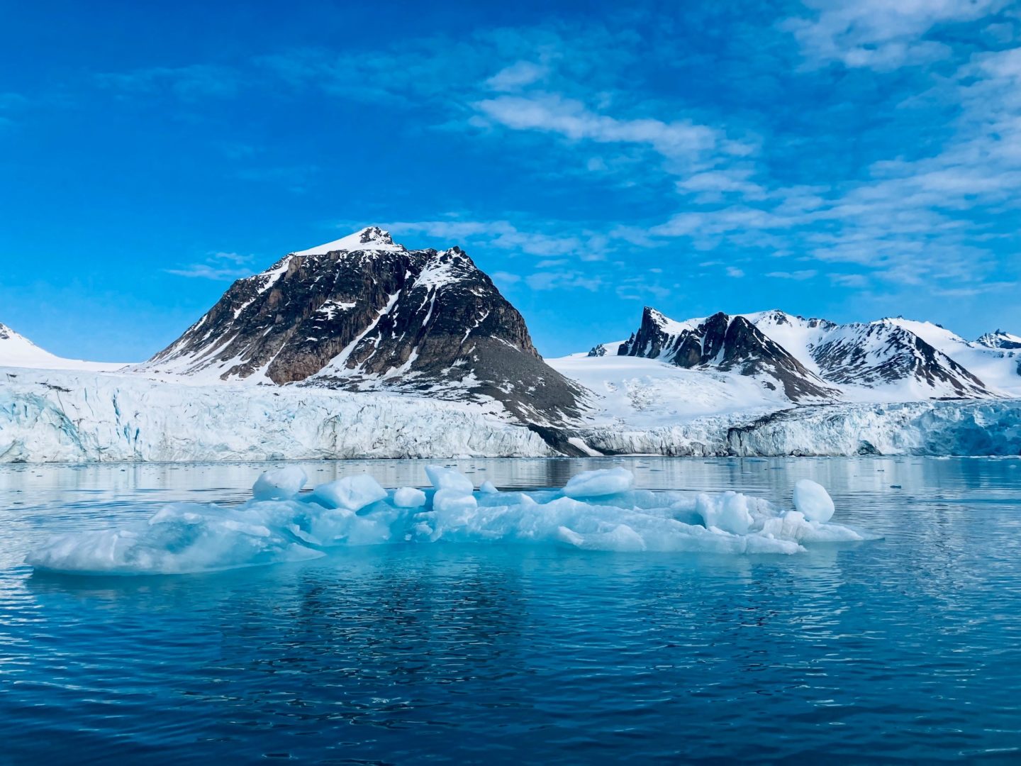 Polarlandschaft in Svalbard
