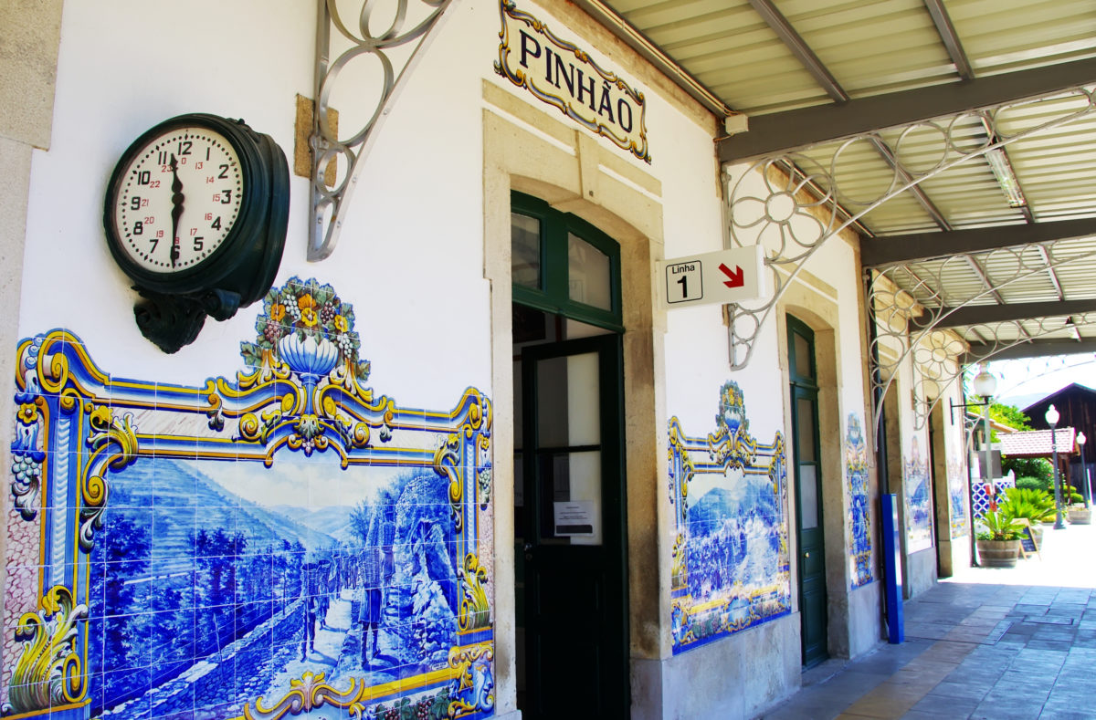 Bahnhof von Pinhao, Douro-Tal, Portugal