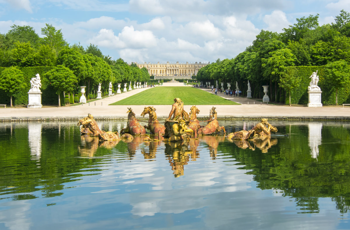 Gärten des Palais de Versailles nach Paris