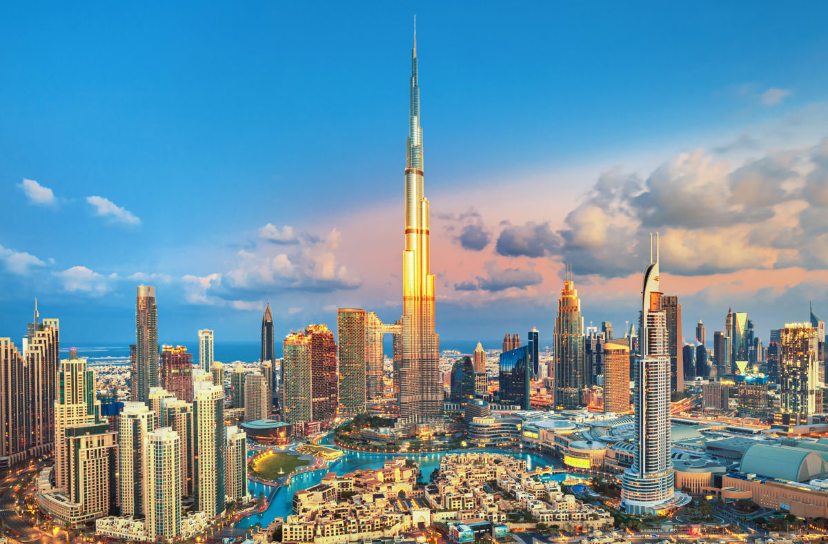 Ansicht von Dubai, Vereinigte Arabische Emirate