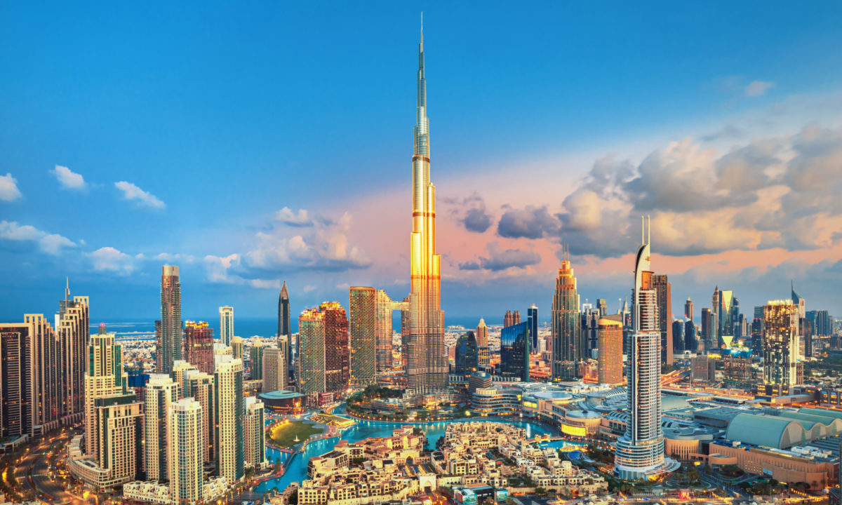 Ansicht von Dubai, Vereinigte Arabische Emirate