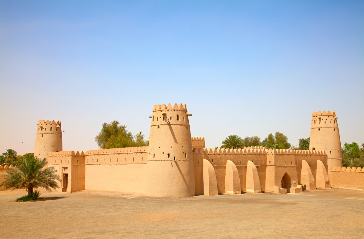 Jahili-Fort in der Oase Al Ain in Abu Dhabi, Vereinigte Arabische Emirate