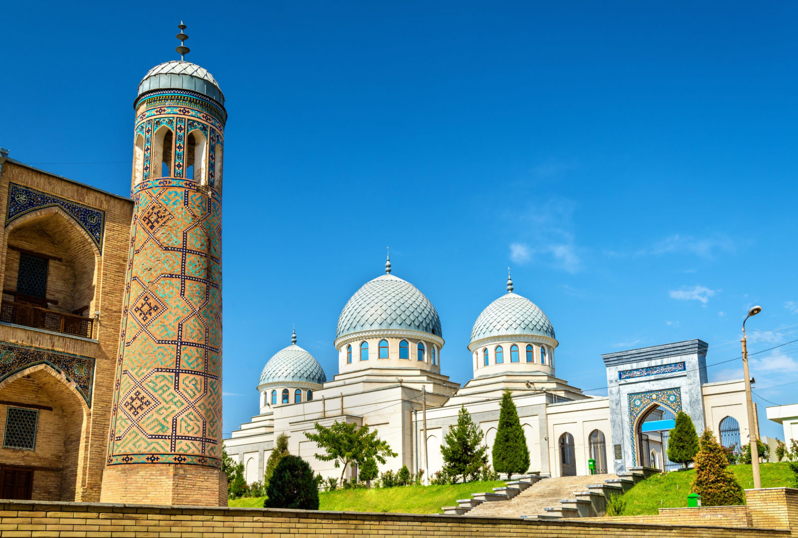 Mittelalterliche Dzhuma-Moschee in Taschkent, Reise nach Usbekistan