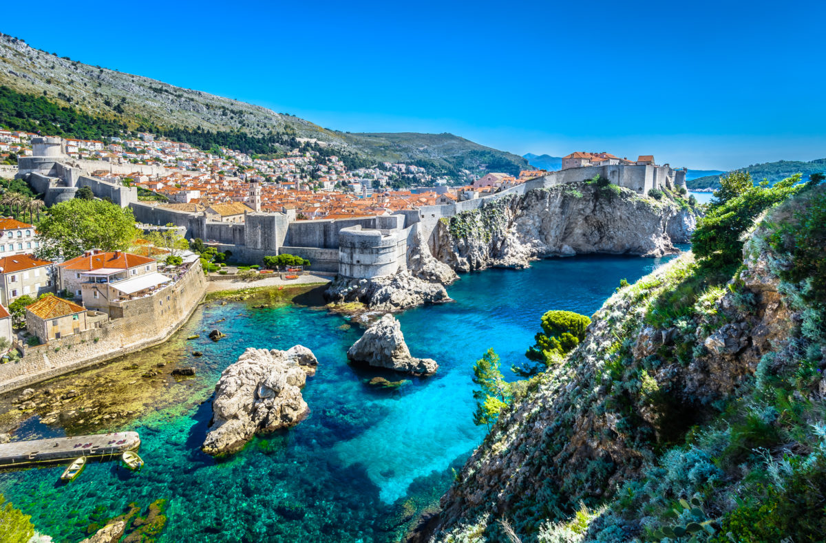 Stadtmauern von Dubrovnik Reise nach Kroatien