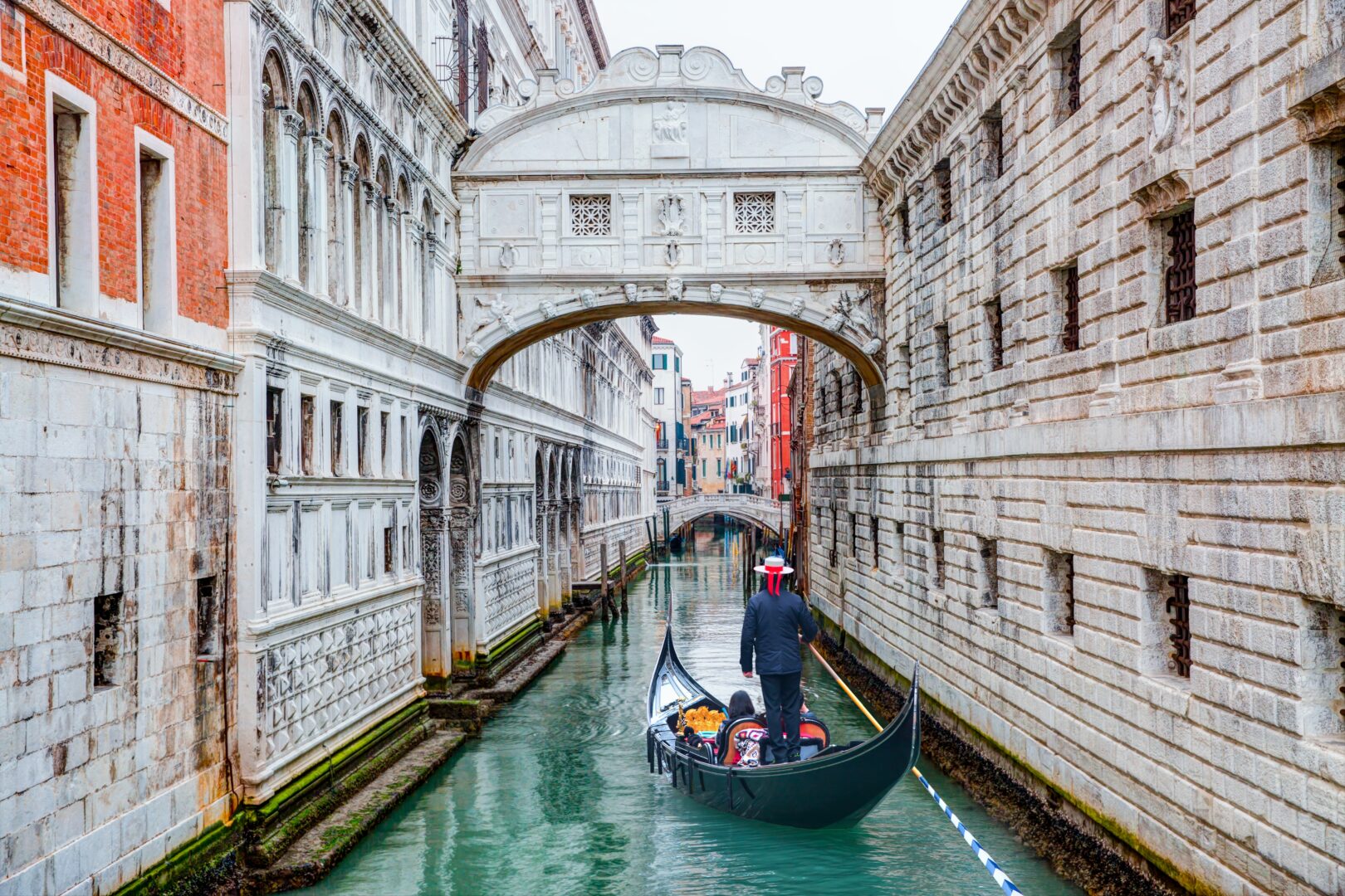 Pont des Soupirs (Ponte dei Sospiri) à Venise, Italie