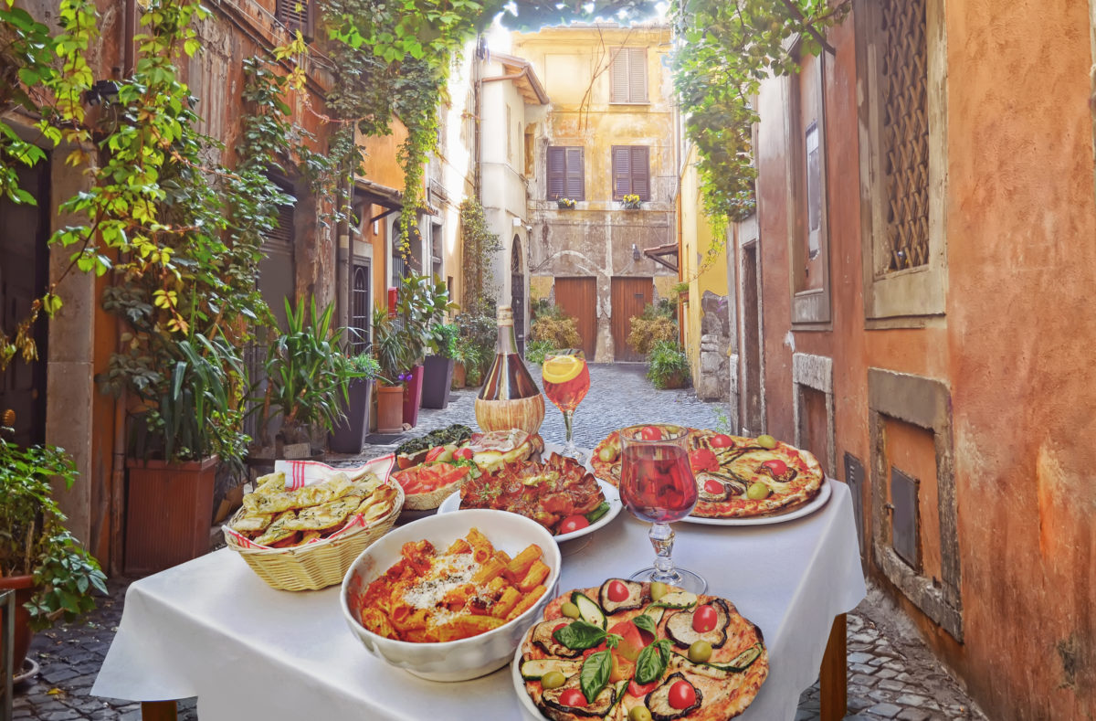 Genießen Sie die schmackhafte und authentische italienische Küche