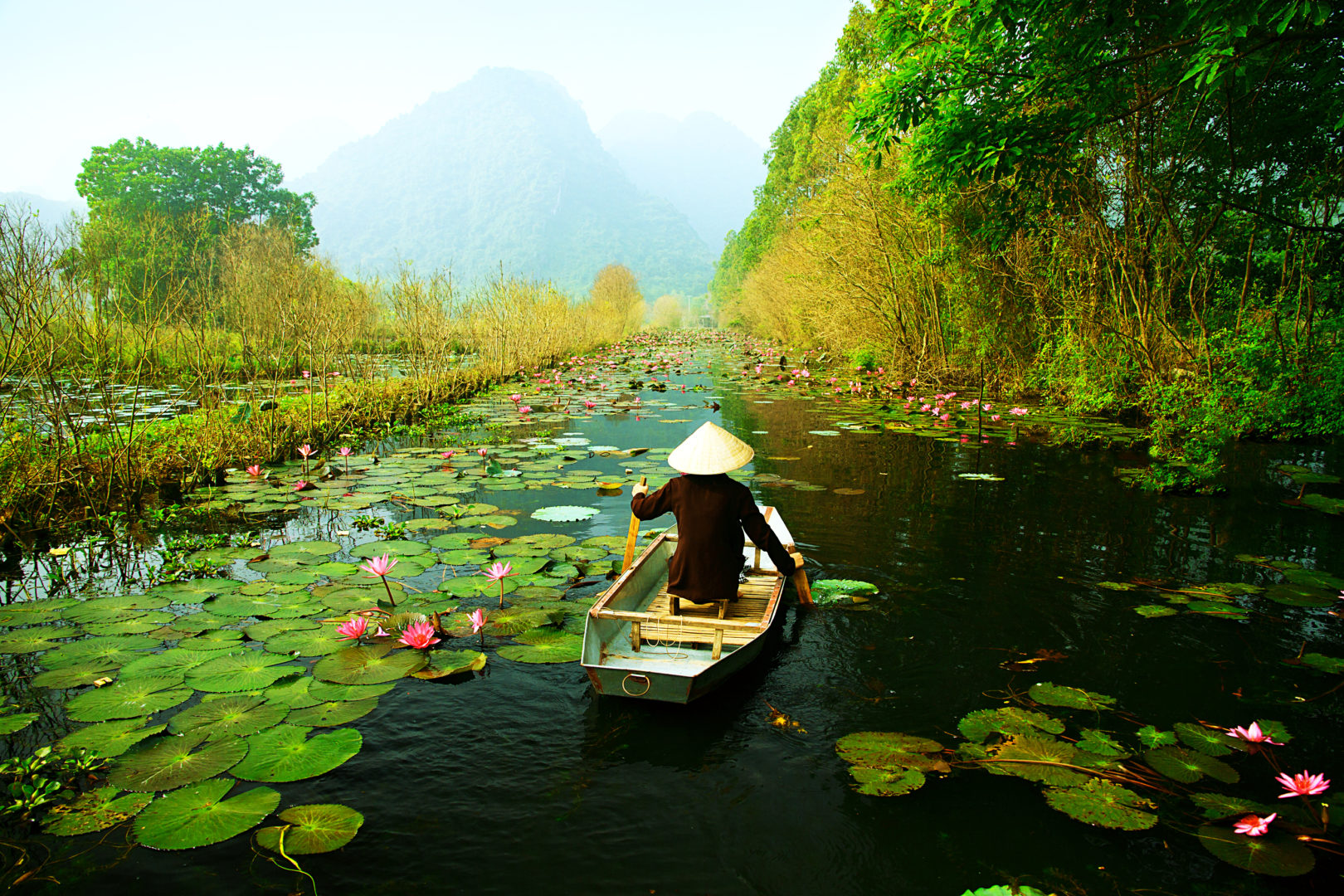 Der Yen in Huong Hanoi, Vietnam