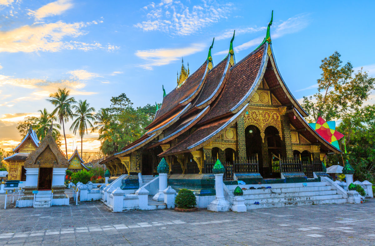 Tempel Wat Xieng Thong in Luang Prabang, Laos