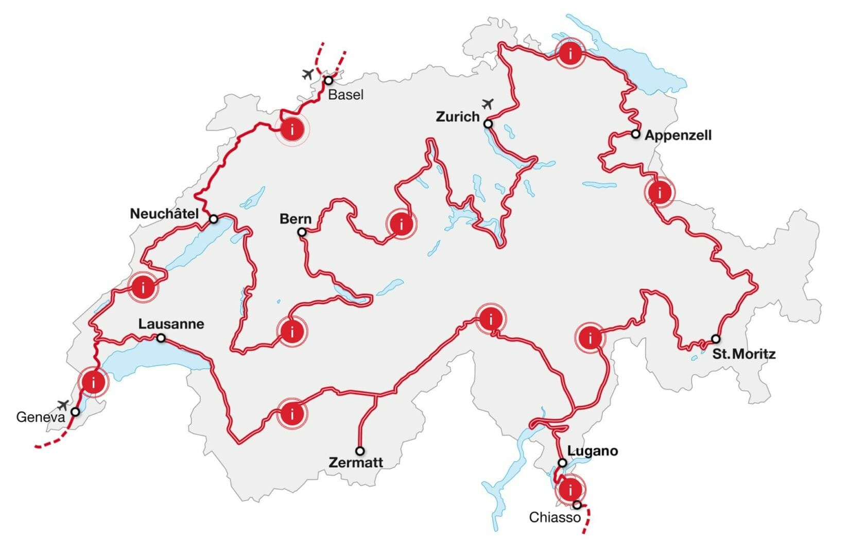 Die Grand Tour of Switzerland ein Muss für jede Etappe