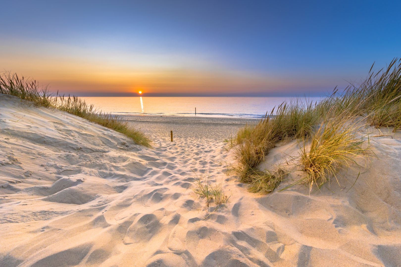 Nordsee und Kanal bei Ouddorp, Provinz Zeeland, Niederlanden