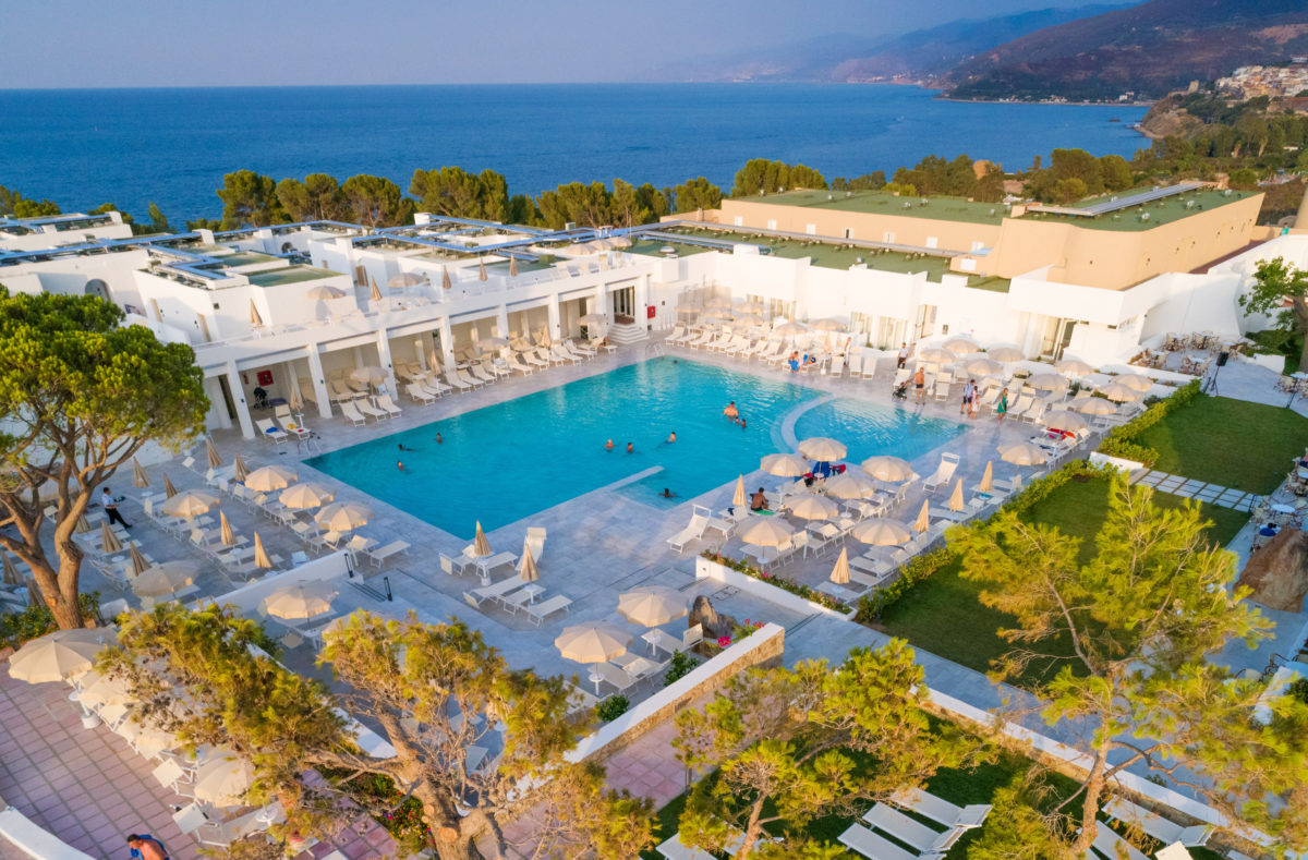 Blick vom Pollina Resort Sizilien