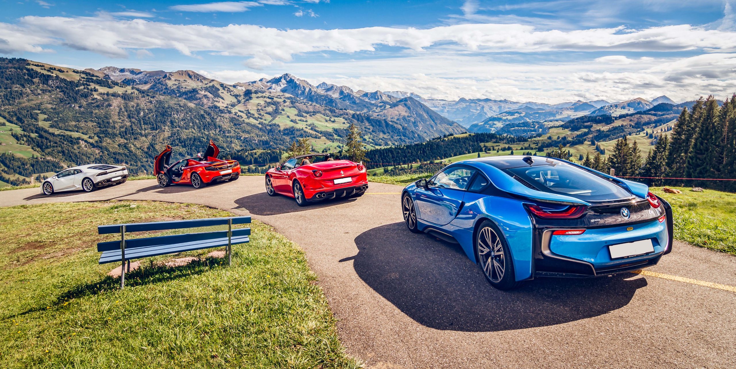 Tour de Suisse en supercars