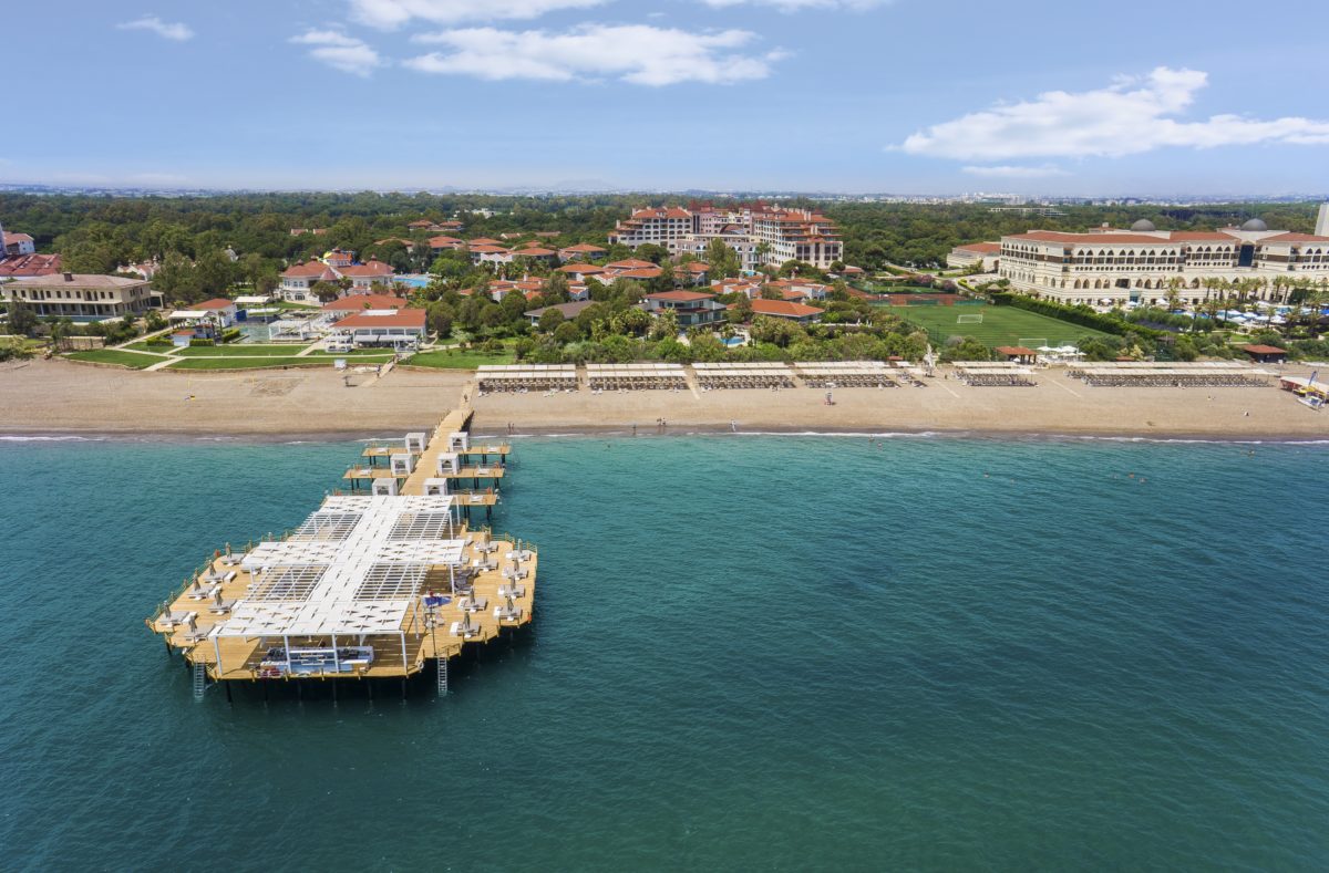 Strand und Steg Sirene Hotel Belek Türkei