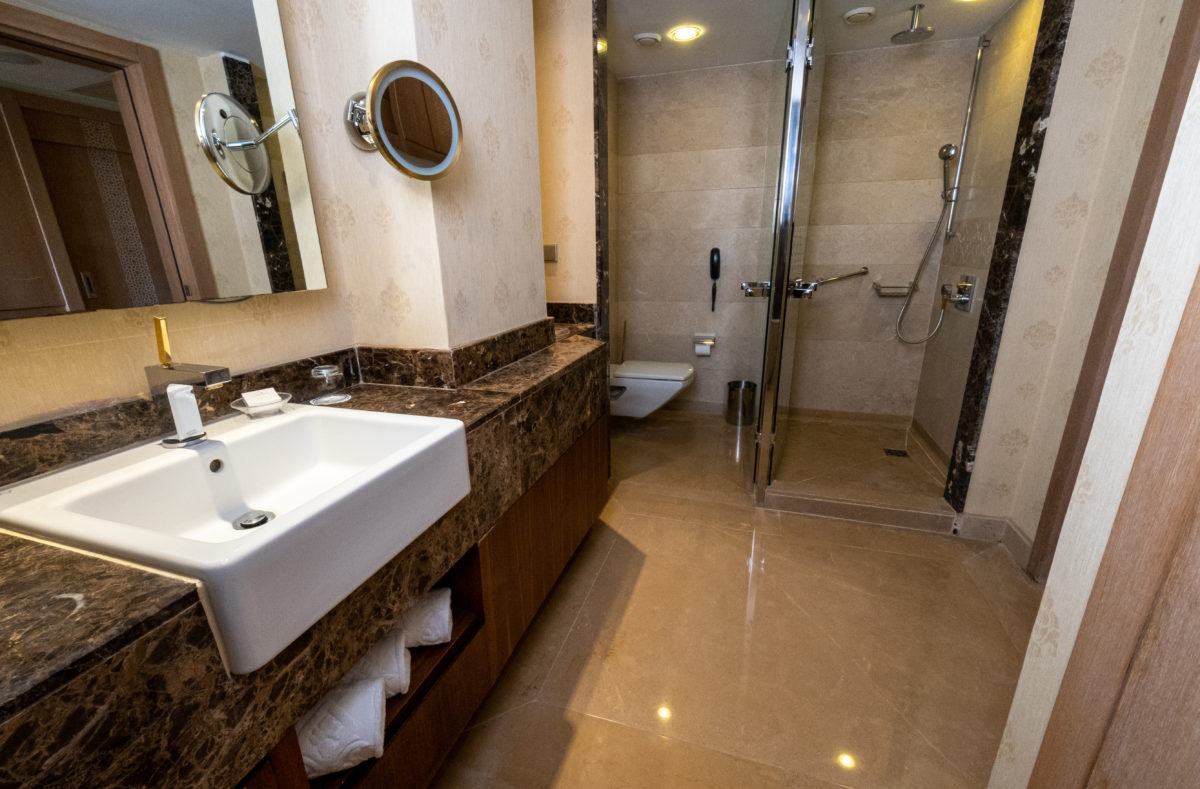Badezimmer Kempinski Hotel The Dome Belek Türkei