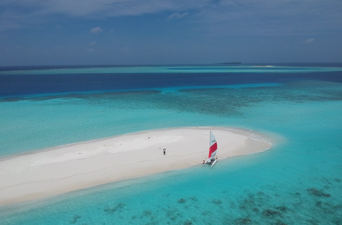 Sandbank im Fihalhohi Island Resort Malediven
