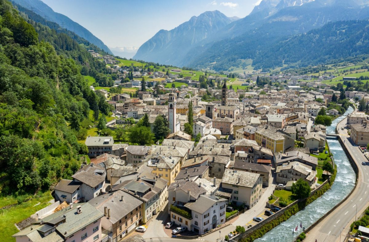 Borgo von Poschiavo, das historische Dorfzentrum