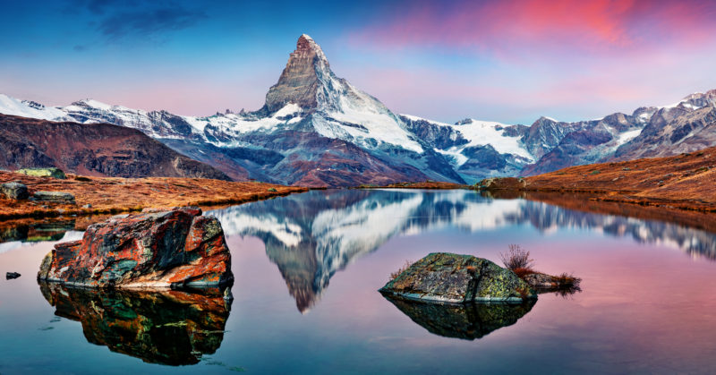 Stellisee-Wanderung mit Blick auf das Matterhorn
