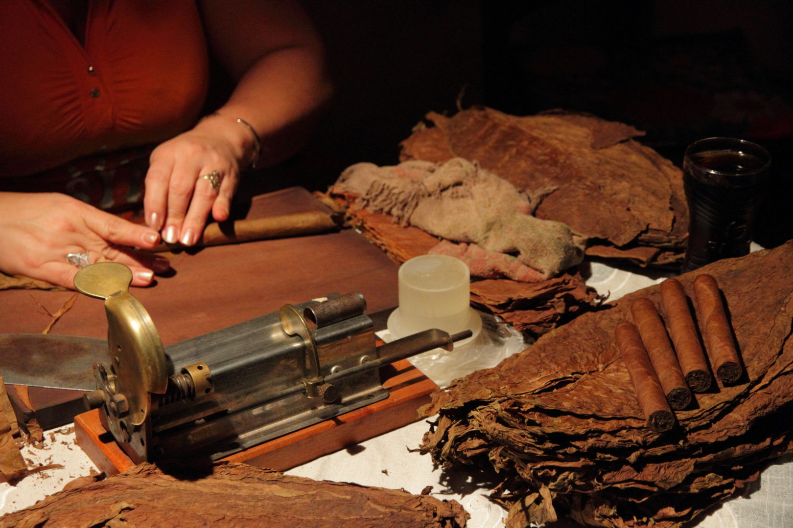 Handgefertigte Zigarrenfabrik in Kuba