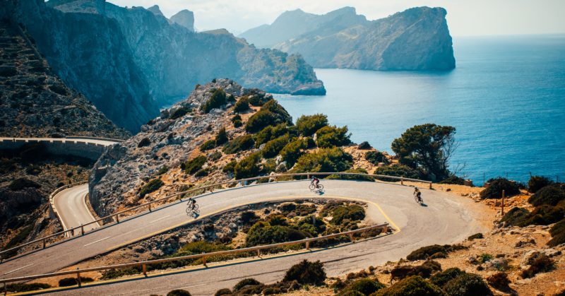 Radfahren am Kap Formentor auf Mallorca