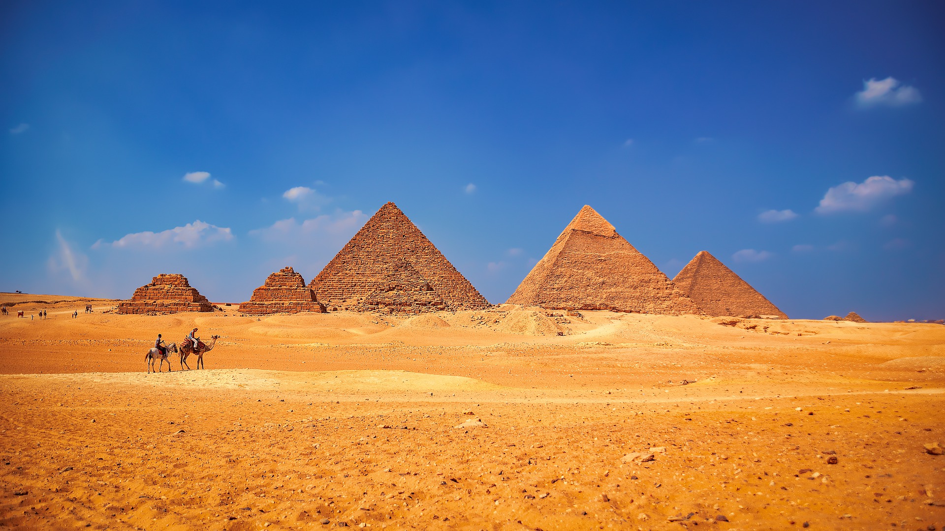 Pyramiden Gizeh Ägypten historisches Reiseziel