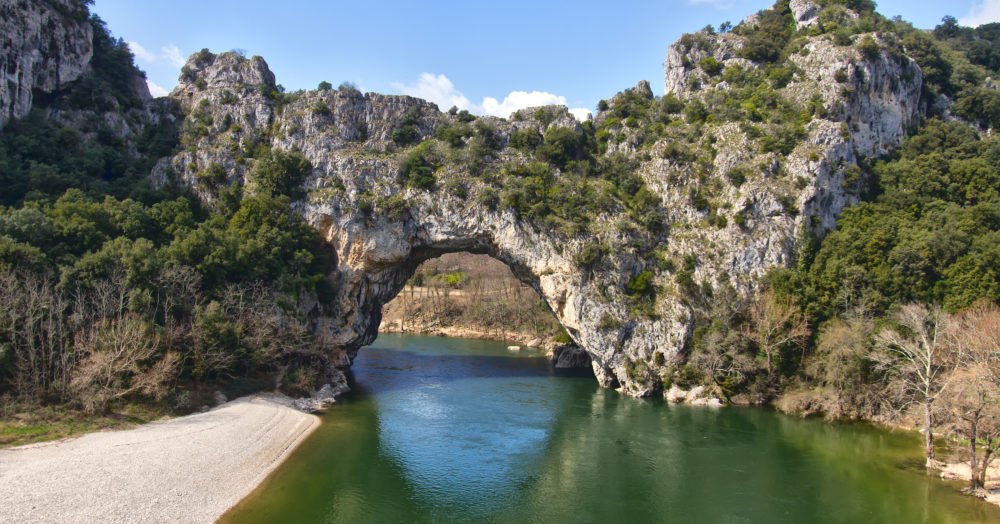 Vallon Pont d'Arc, ein natürlicher Bogen der Ardèche