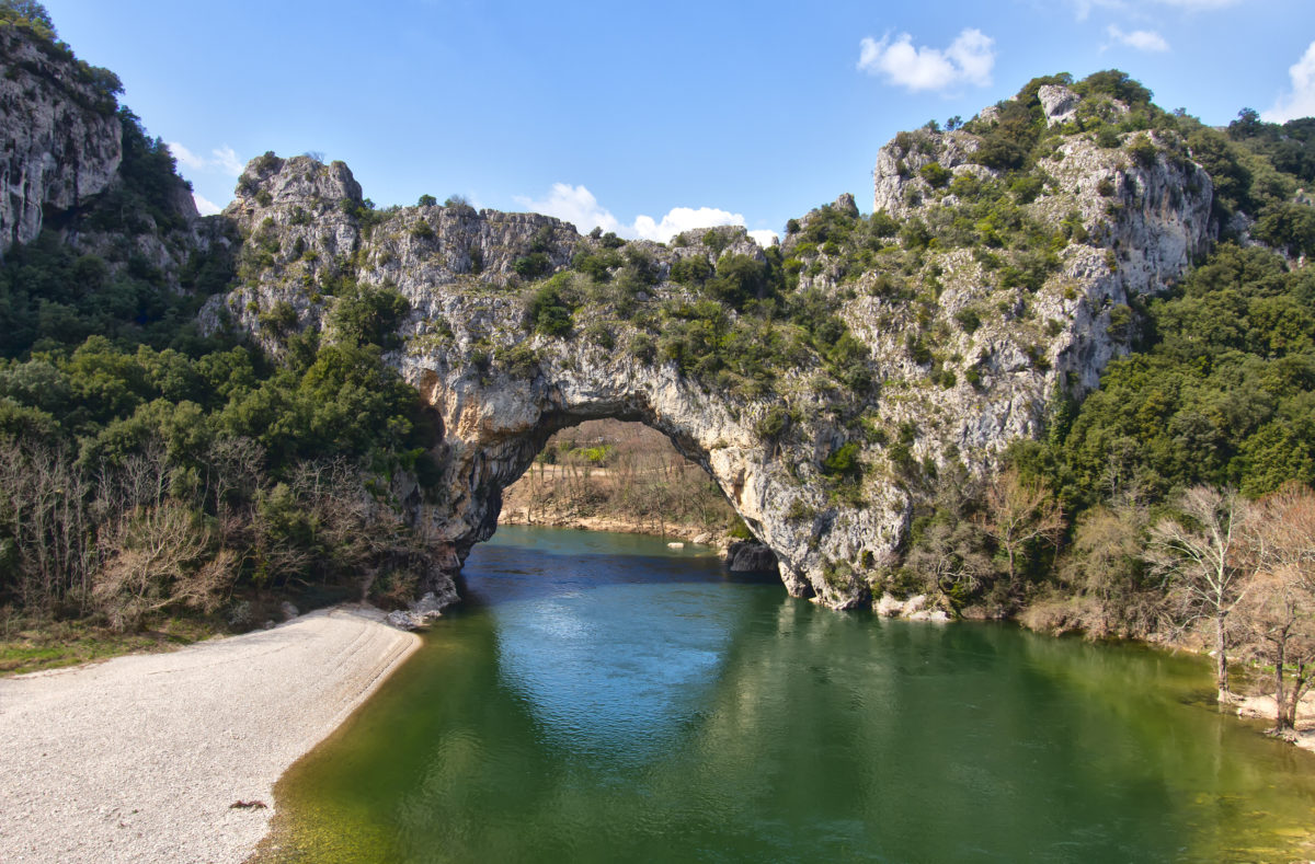 Vallon Pont d'Arc, ein natürlicher Bogen der Ardèche