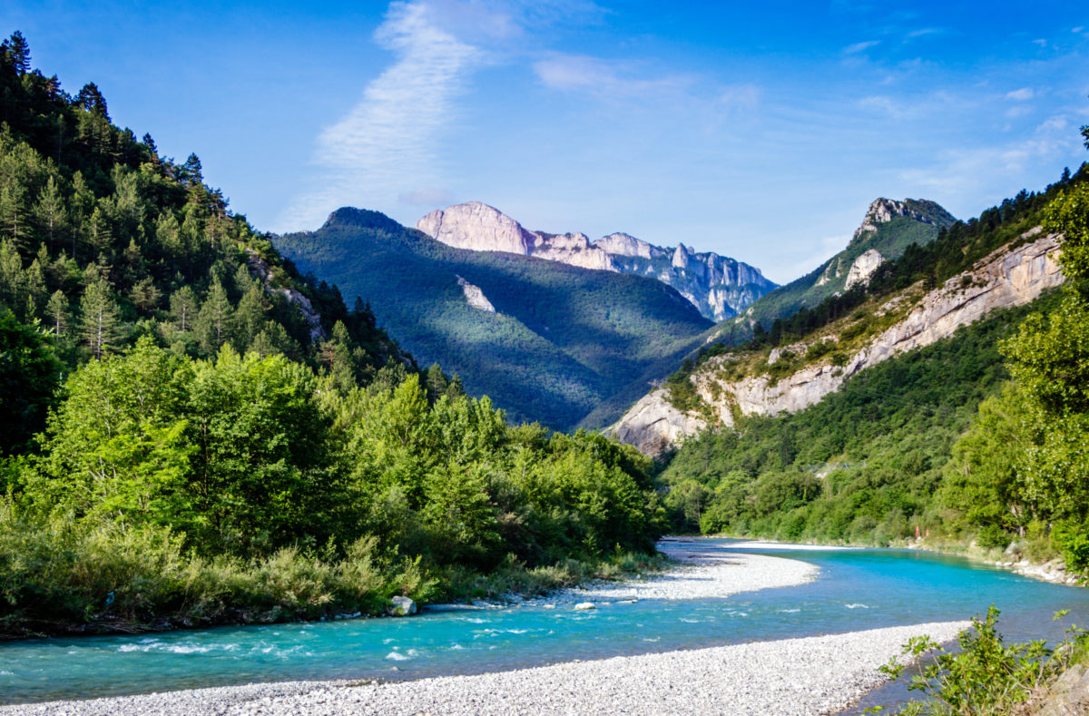 Drôme Fluss Road Trip Frankreich