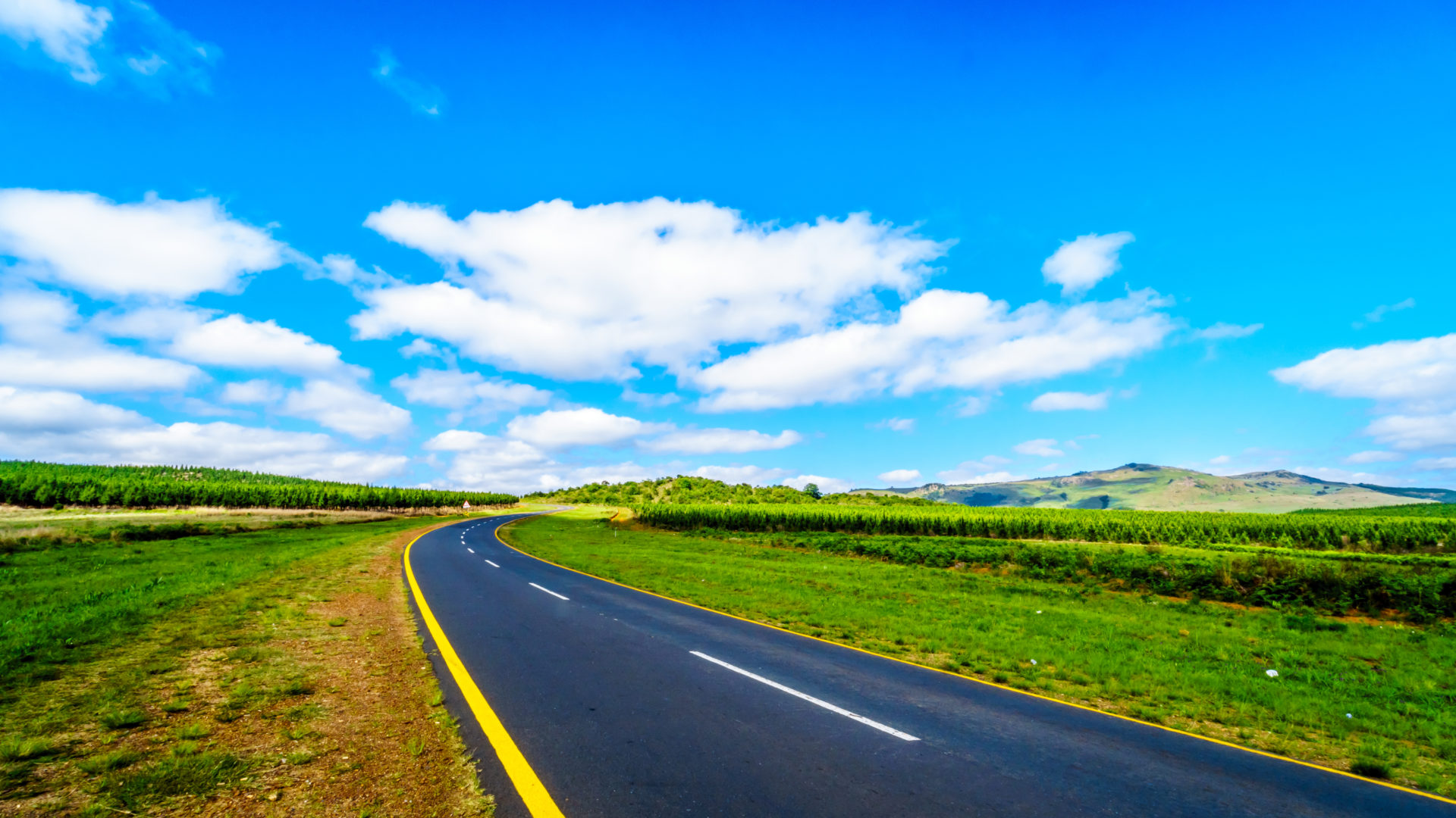 Die landschaftlich reizvolle Route R538, Provinz Mpumalanga, Südafrika
