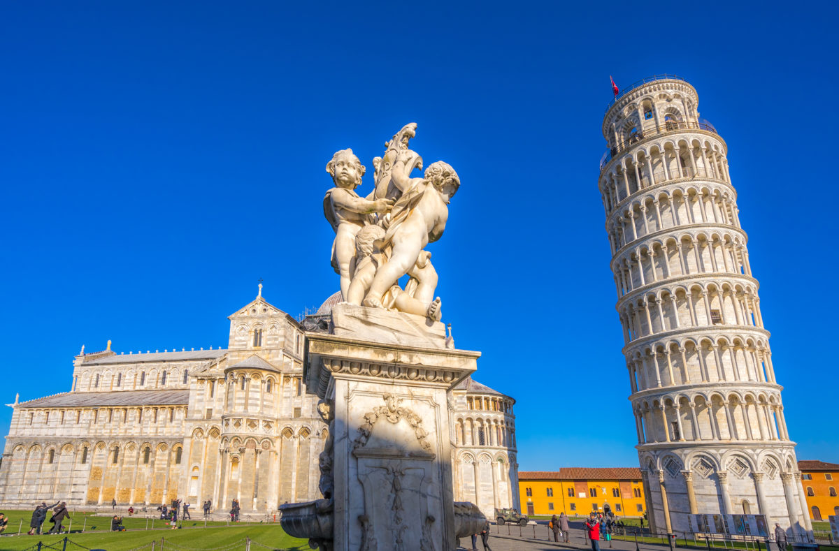 Der Turm von Pisa in der Toskana