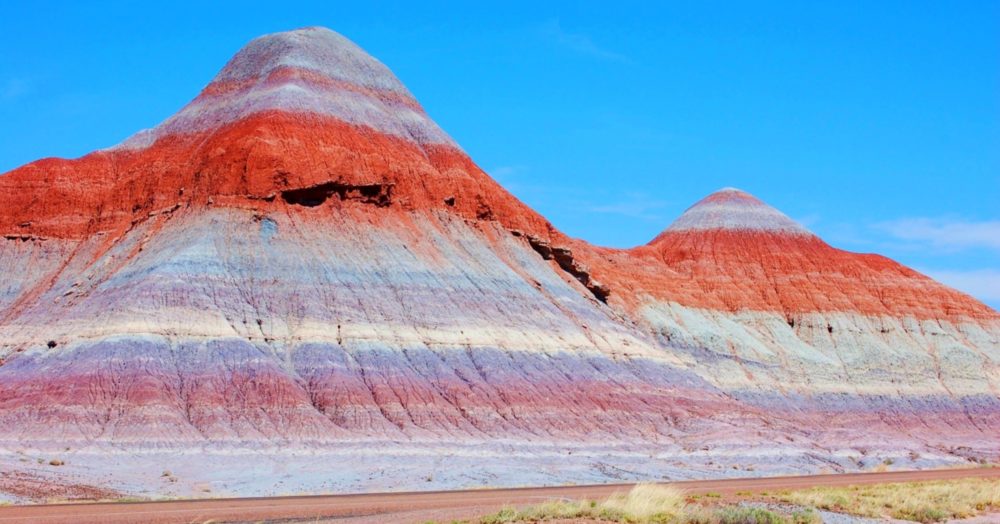 Painted Desert Arizona National Park auf der Route 66 in den USA