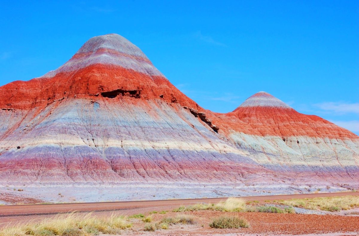 Painted Desert Arizona National Park auf der Route 66 in den USA
