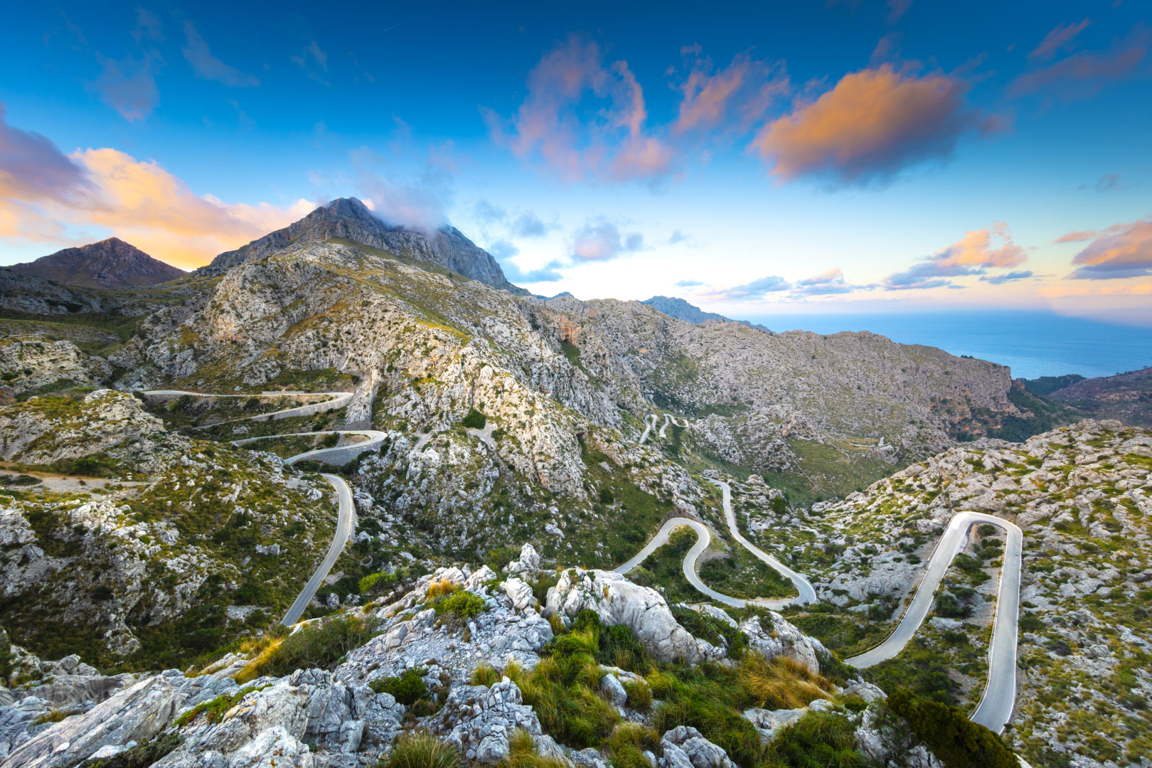 Straße Sa Calobra auf Mallorca