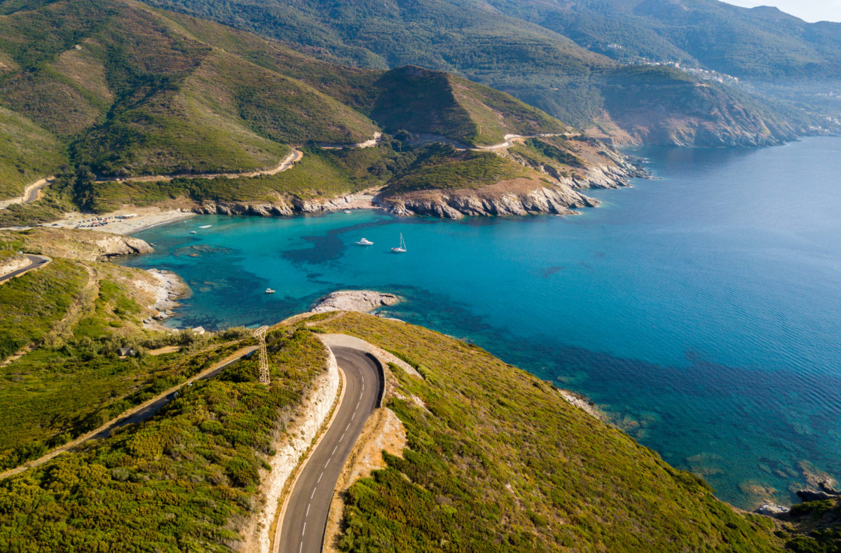 Halbinsel Cap Corse und ihre kurvenreichen Straßen und Buchten, Korsika