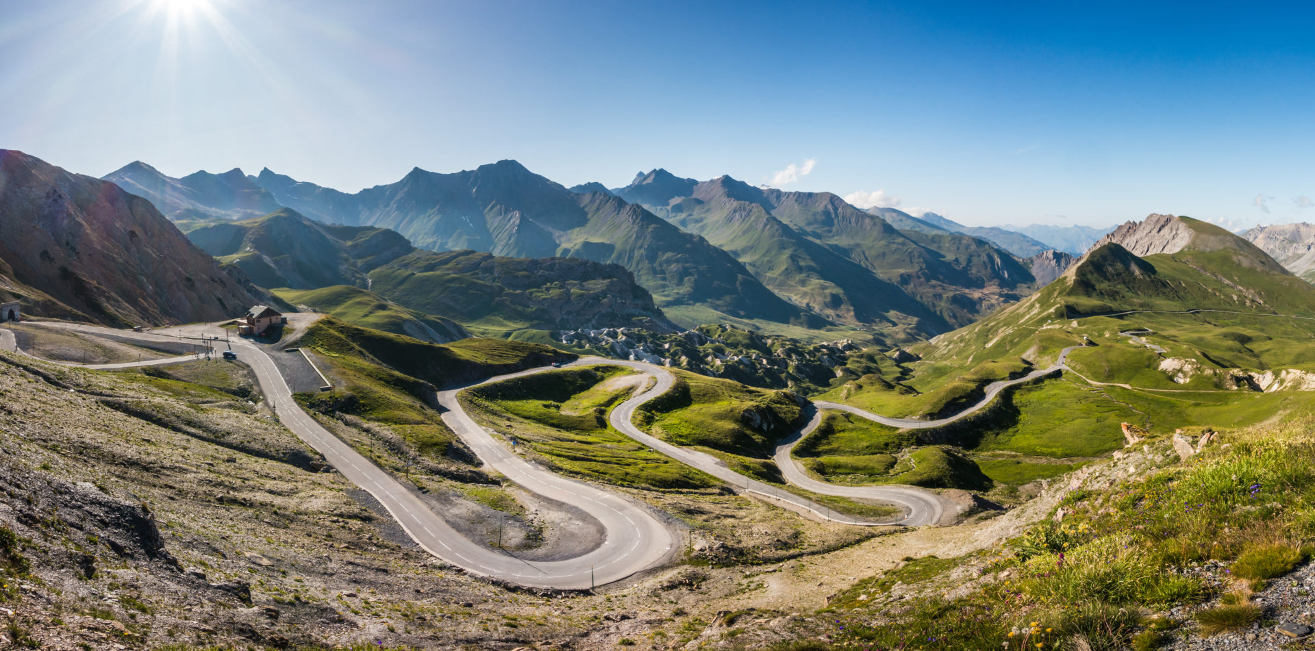 Izoard-Pass, in den französischen Alpen, Hautes-Alpes