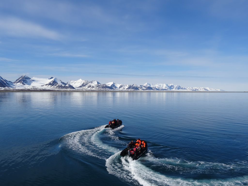 Zodiac-Ausflug zum Svalbard-Archipel in Norwegen