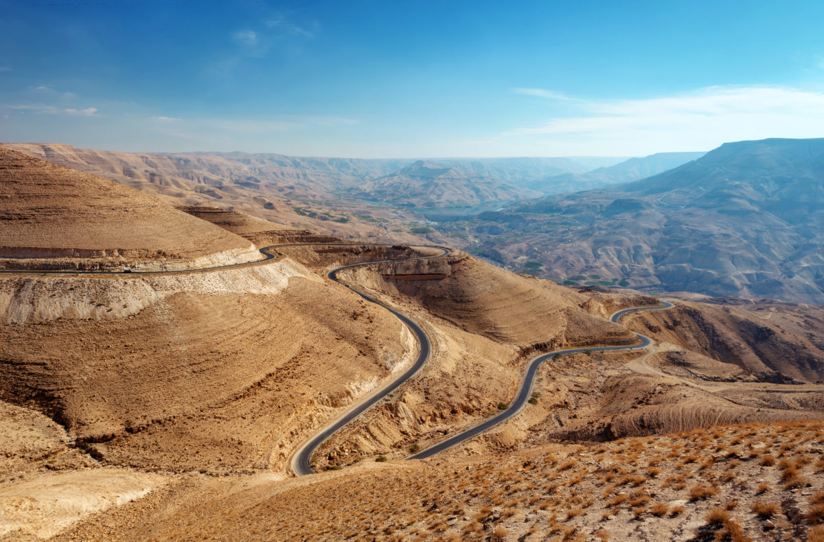 Straße der Könige in Jordanien