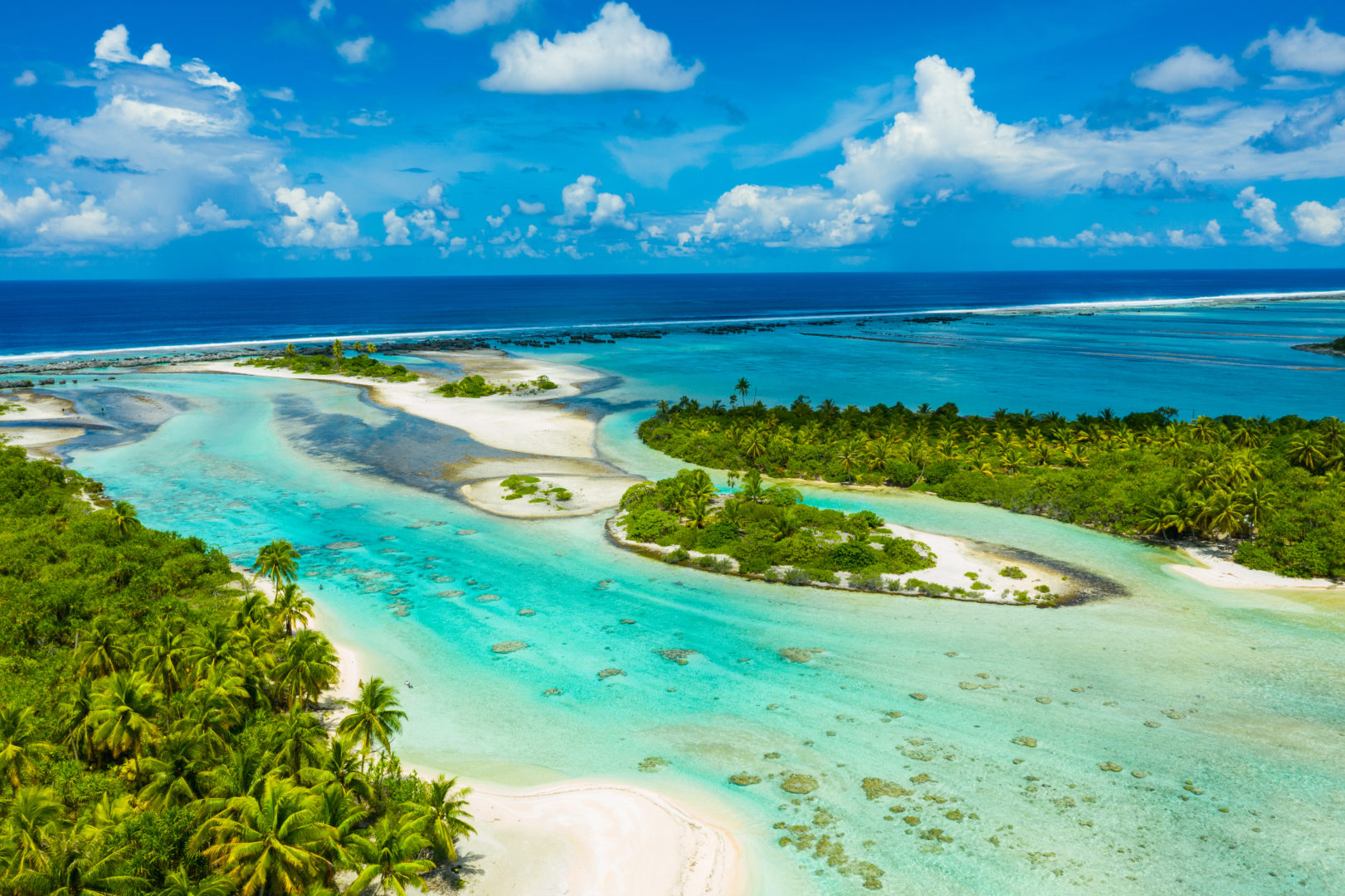 Rangiroa-Lagune in Polynesien