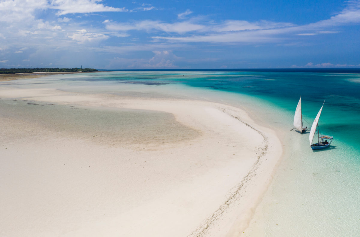 Strand auf der Insel Pemba, Sansibar, Indischer Ozean