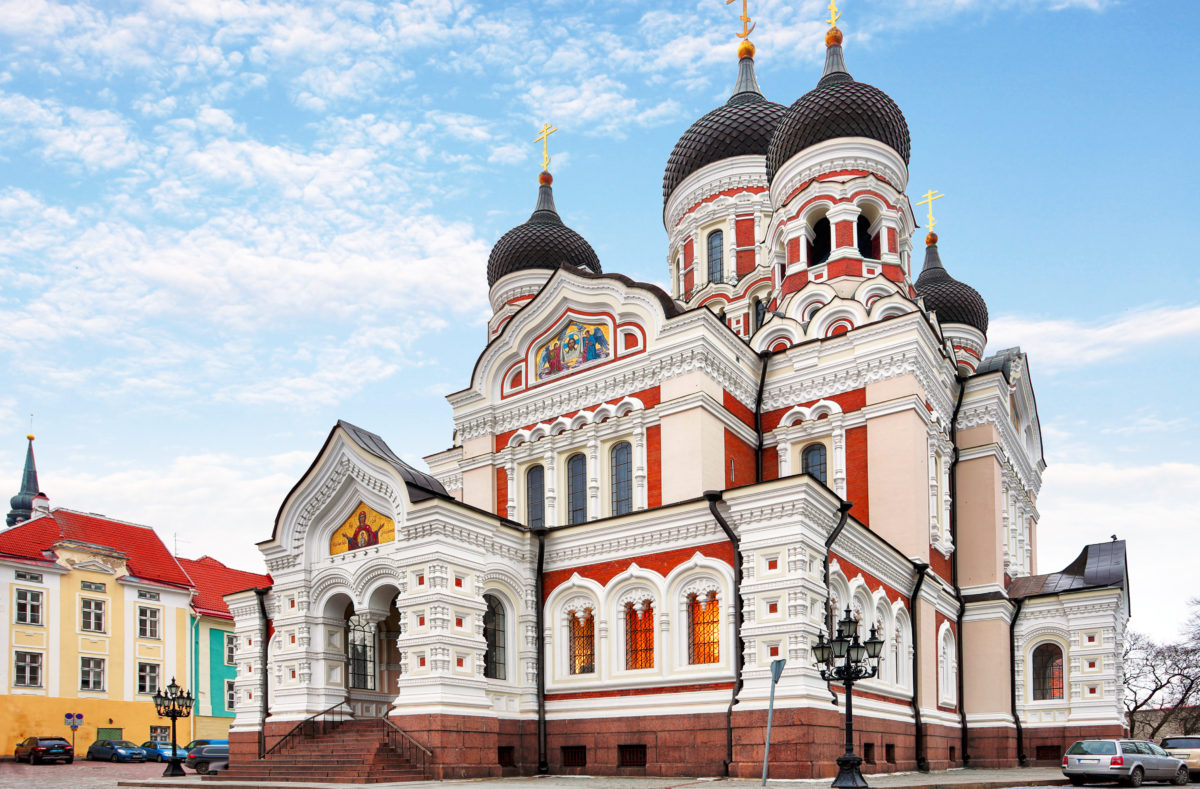 Alexander-Nevski-Kathedrale in der Altstadt von Tallinn, Estland