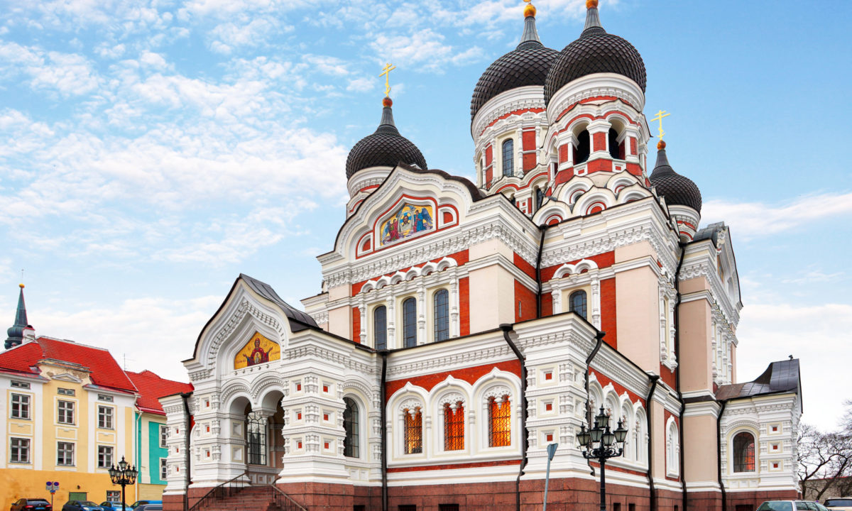 Alexander-Nevski-Kathedrale in der Altstadt von Tallinn, Estland